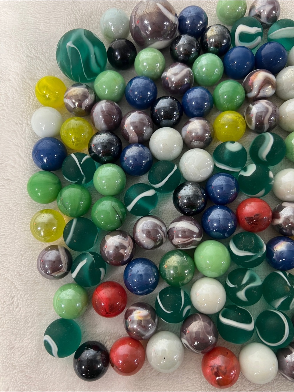 Colorful Glass Marbles Mix - Picture 2 of 3